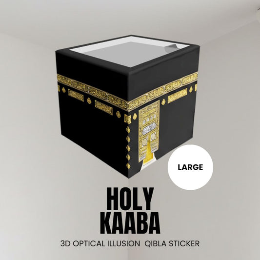 kaaba 3d wall corner sticker illusion