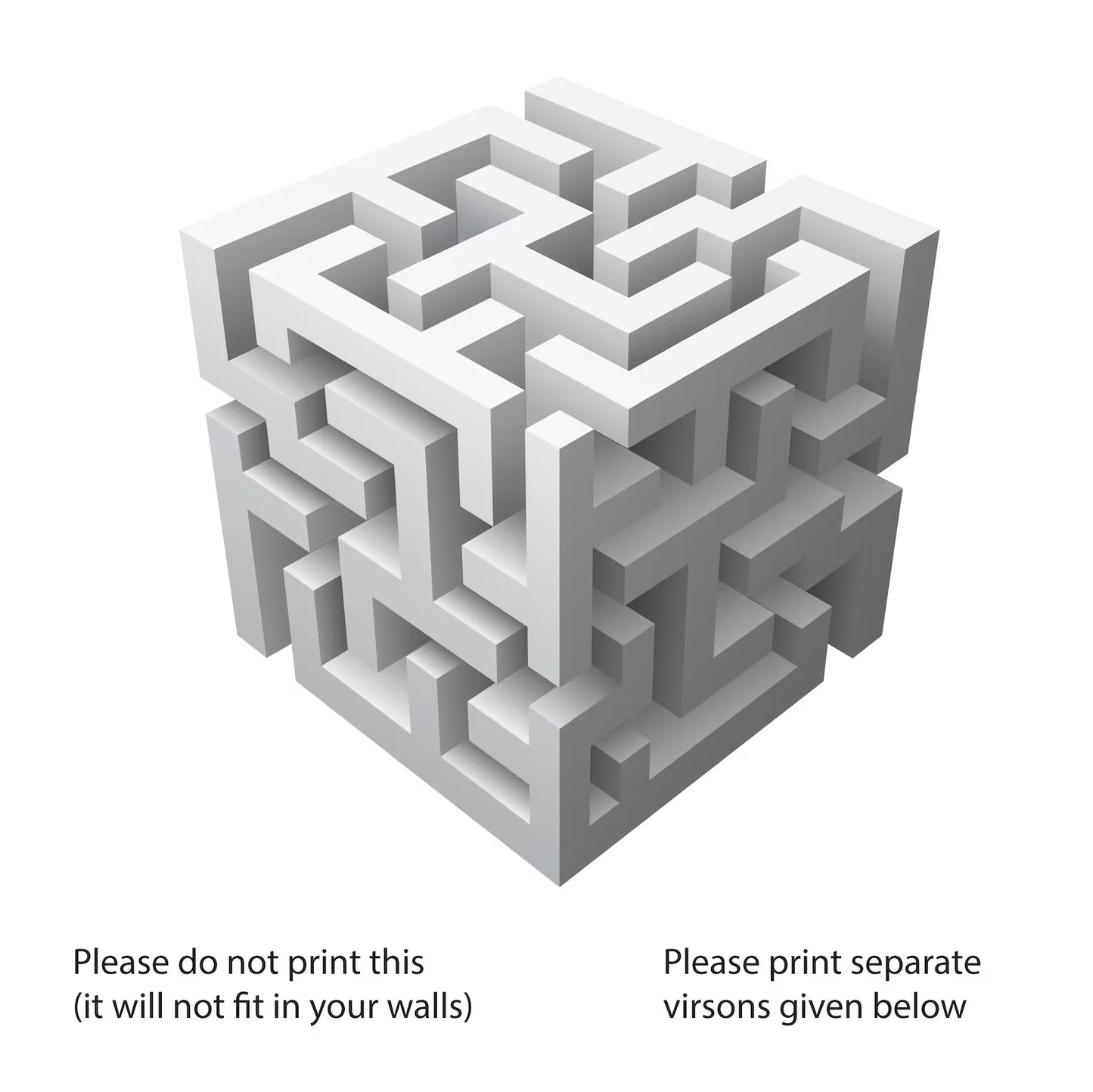 optical illusion 3d wall corner sticker