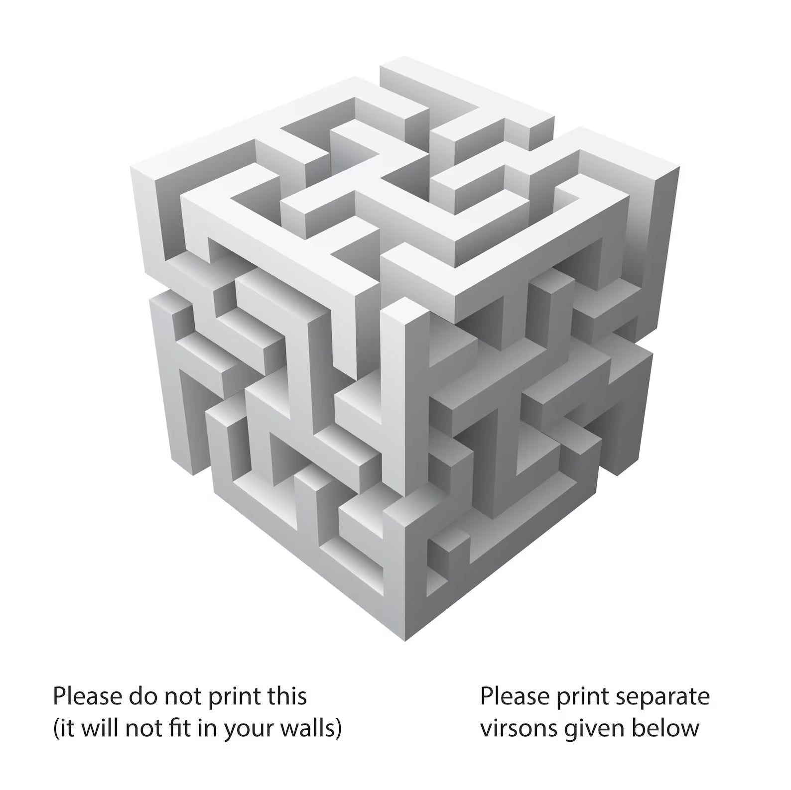 optical illusion 3d wall corner sticker